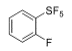 Molecular structure: 2-Fluorophenylsulfur pentafluoride