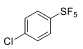 Molecular structure: 4-Chlorophenylsulfur pentafluoride